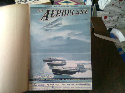 REVISTA THE AEROPLANE - 8 NUMERE/ MAI, IUNIE 1936 foto