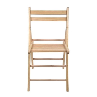 Scaun Pliabil din Lemn de Culoare Naturala 41x40x76 cm foto