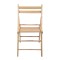 Scaun Pliabil din Lemn de Culoare Naturala 41x40x76 cm