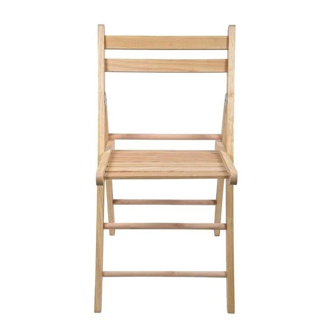 Scaun Pliabil din Lemn de Culoare Naturala 41x40x76 cm