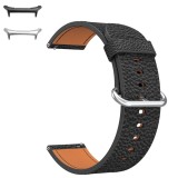 Curea piele, compatibila Samsung Galaxy Watch Ultra, 18cm, Negru