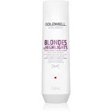 Goldwell Dualsenses Blondes &amp; Highlights șampon pentru păr blond neutralizeaza tonurile de galben 250 ml
