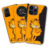 Husa Motorola Moto G84 Silicon Gel Tpu Model Garfield Black and Orange