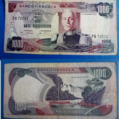 bancnotă _ Angola _ 1000 escudos _ 1972