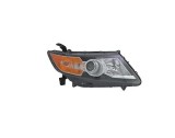 Far HONDA ODYSSEY (RL5), 2014-09.2017, partea Dreapta, TYC, Tip=USA; tip bec H11+HB3+PY27/7W; manual; negru; halogen