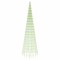 Brad de Craciun pe catarg, 1134 LED-uri, multicolor, 800 cm