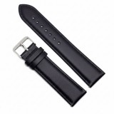 Cumpara ieftin Curea Ceas &bdquo;Pure Comfort&rdquo; A-812 &ndash; Piele Natural? Hipoalergenic?, Negru Mat (18mm - 22mm)