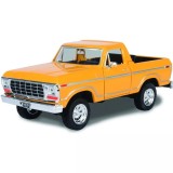 Macheta Motor Max Ford Bronco (open Top) 1978 1:24 galben replica metal die-cast