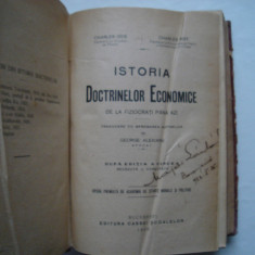 Istoria doctrinelor economice de la fiziocrati pana azi - Charles Gide (1924)