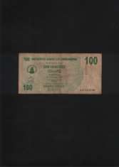 Zimbabwe 100 dollars 2006 seria9162908 foto