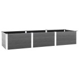 Cumpara ieftin Strat inaltat de gradina, gri, 300x100x54 cm, WPC