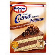 Praf Crema Prajitura cu Ciocolata Dr. Oetker, 55 g, Praf Crema Prajitura cu Ciocolata Dr. Oetker, Mix Creme pentru Preparat Prajitura cu Gust de Cioco