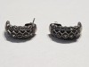 Cercei din argint cu marcasite #2523
