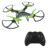 Dronă Cu Telecomandă, Dual Color, Tehnologie 2.4GHz, Funcție Headless, Rotire 360║, Negru/Verde Lime, Baterie Inclusă