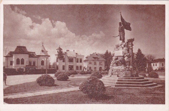 TARGU-JIU,STATUIA LUI TUDOR VLADIMINESCU,NECIRCULATA.