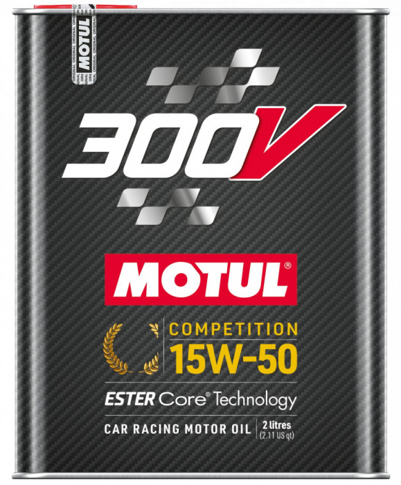 Ulei Motor Motul 300V Competition Ester Core&reg; Technology 15W-50 2L 110860