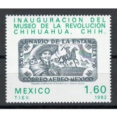 Mexic 1982 MNH - Inaugurarea Muzeului Revolutiei, Chihuahua, nestampilat