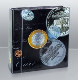 Album de monede, TOPSet, pentru seturi de monede euro in capsule, SAFE