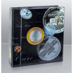 Album de monede, TOPSet, pentru seturi de monede euro in capsule