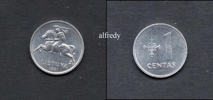 LITUANIA 1991, 1 centas