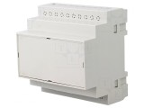 Carcasă pentru șină DIN ABS gri 90x87x65mm