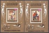 YEMEN 1969 PICTURA ICOANE ( 2 colite nedantelate ) MNH