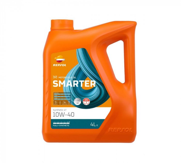 MBS Ulei Repsol Smarter Synthetic 4T 10W40 4L, Cod Produs: 003011