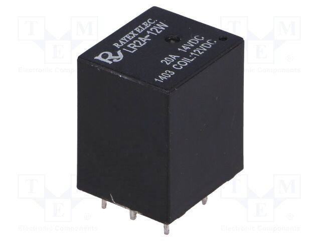 Releu electromagnetic SPST-NO 12VDC 10A Recoy/RAYEX ELECTRONICS