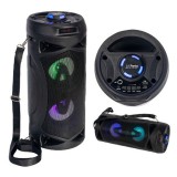 Cumpara ieftin Boxa portabila TWS, 10 W, BT/FM/USB/AUX, 1500 mAh, baterie reincarcabila, LED