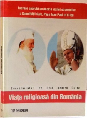 VIATA RELIGIOASA DIN ROMANIA , STUDIU DOCUMENTAR , 1999 foto
