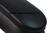 Cotiera Auto Originala VW Golf 4 Bora Polo Negru Piele Ecologica + Spatiu Depozitare