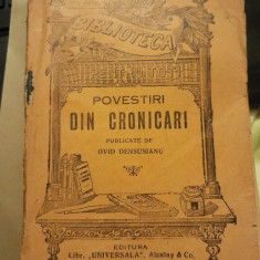 Ovid Densusianu Povestiri din cronicari BPT 452-453 Ed. Universala Alcalay