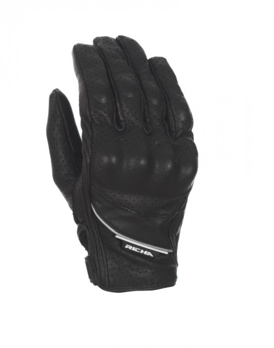 Manusi Moto Piele Richa Cruiser Glove Perforated, Negru, Medium