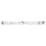 Banner flamingo paradise 135 cm