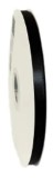 Panglica Dublu Satinata Neagra 9 mm, satin 91 m