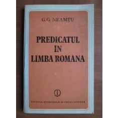G. G. Neamtu - Predicatul in limba romana