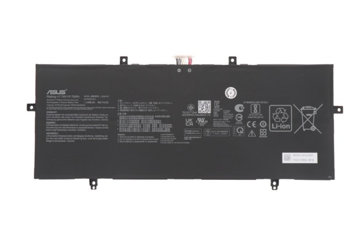 Baterie Laptop 2-in-1, Asus, ZenBook 14 Flip UP3404V, UP3404VA, 0B200-04160000, 2ICP5/49/120-2, C22N2107, 7.74V, 9420mAh, 75Wh