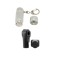 Set 10 etichete lacat antifurt negre pentru agatator + magnet breloc declansator, MyStyle&reg;