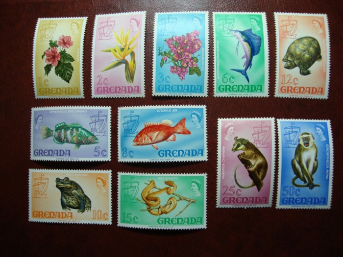 GRENADA 1968 FAUNA MH/MNH