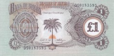 Bancnota Biafra 1 Pound (1968) - P5 UNC ( vezi descriere )
