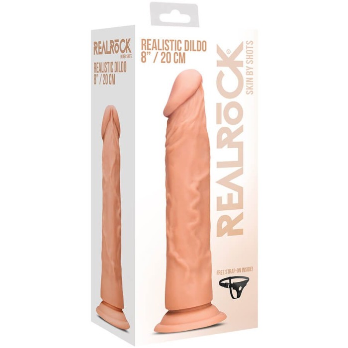 Strapon Ultrarealistic RealRock [ 21,5 cm x 4,2 cm ]#