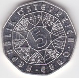 Moneda Argint Austria 5 Euro 2010 Winterspiele - Editie Colectie