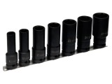 Set Chei Tubulare Impact 1/2" 7 Bucăți