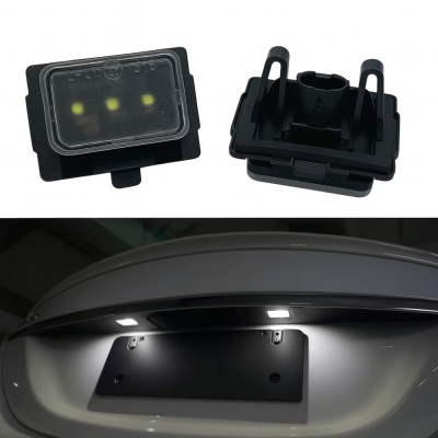 Set 2 Lampi LED Numar Inmatriculare Auto pentru Mercedes Benz, Lumina Alba 6500K, Plug &amp;amp; Play, CANBUS Fara Eroare AutoREY&amp;reg; foto
