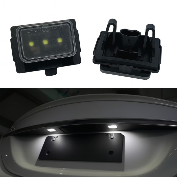 Set 2 Lampi LED Numar Inmatriculare Auto pentru Mercedes Benz, Lumina Alba 6500K, Plug &amp; Play, CANBUS Fara Eroare AutoREY&reg;