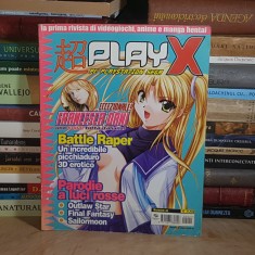REVISTA PLAY X : PC PLAYSTATION SEGA / MANGA HENTAI , NR. 21 / 2002 ( INTERZISA MINORILOR SUB 14 ANI ) *