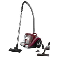 Aspirator fara sac ROWENTA Compact Power XXL RO4873EA, 550W, 2.5L, 8.8m monocyclonic, animal care, perie Easybrush, visiniu foto