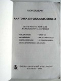 Anatomia si fiziologia omului - Leon Zagrean (teste pentru admiterea in invatamantul superior)