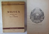 MUZICA, manual unic pentru clasa a Va elementara - Editura de Stat - Ministerul Invatamantului Public, carte veche anul 1950