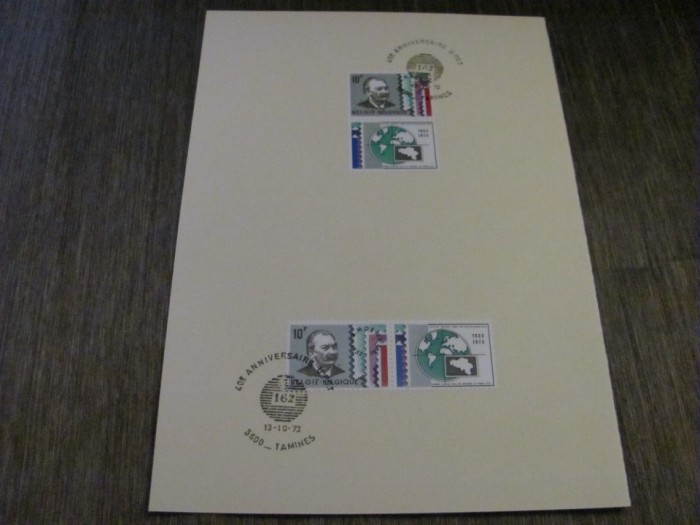 Timbre Obliterate Tamines J.B. Moens , Ediție Limitată Echophil, Belgia 1973